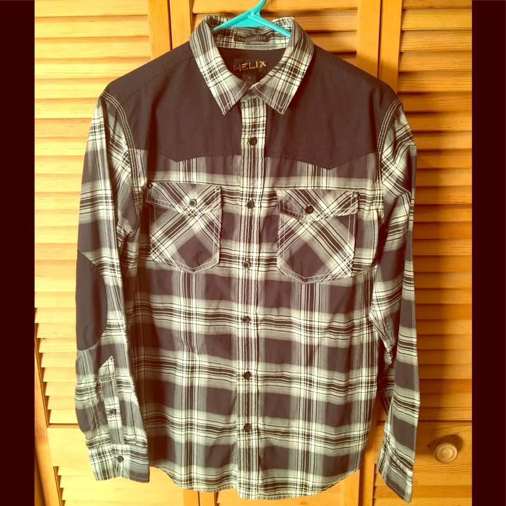 😎Men’s Helix Lightweight Plaid Western Shirt😎